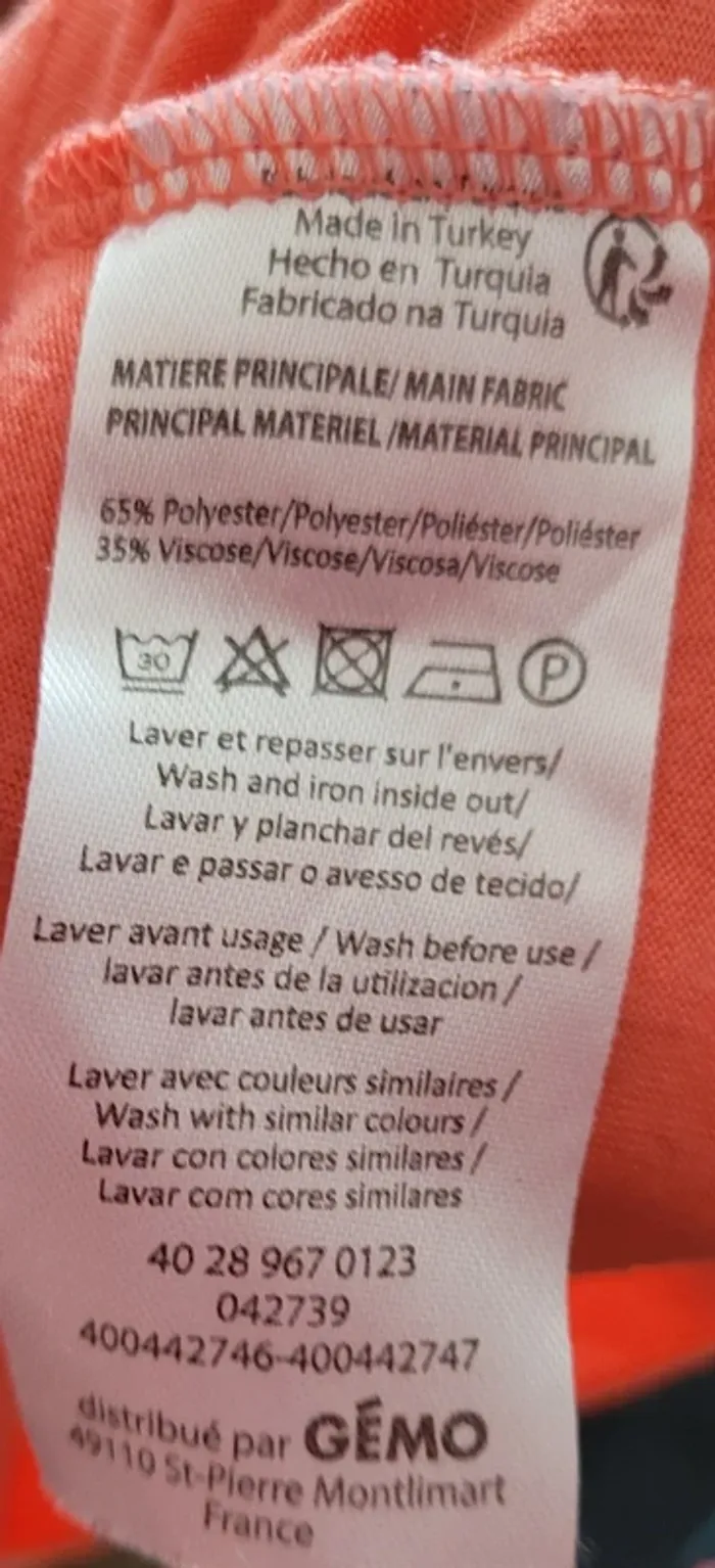 Robe été orange - photo numéro 3
