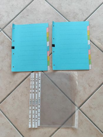 Lot intercalaires et pochettes