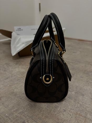 Sac coach mini rowan marron 