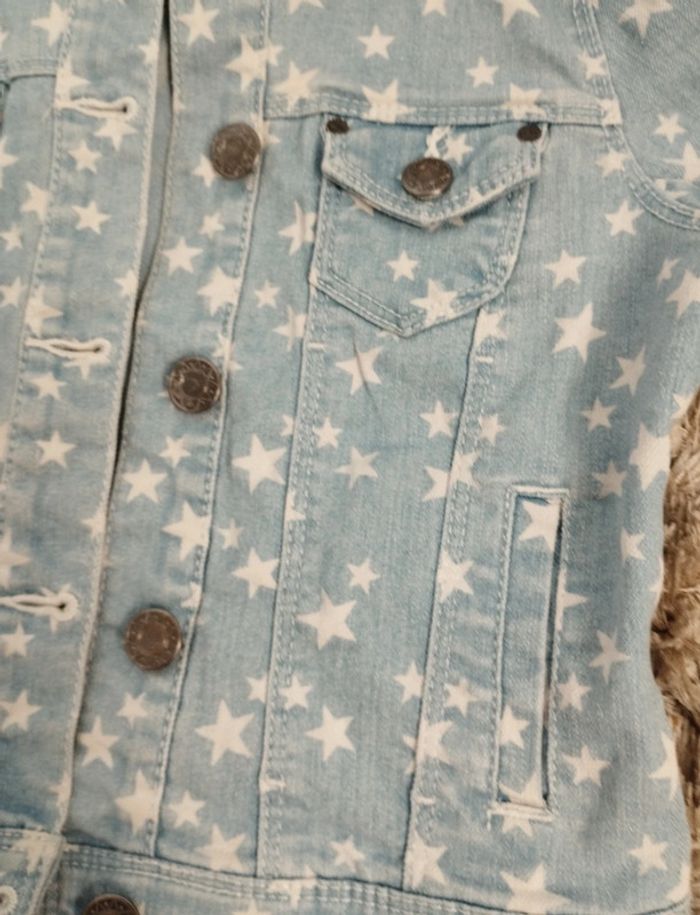 Veste en jean étoiles - photo numéro 3