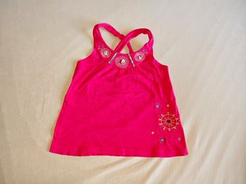 Joli débardeur bretelles croisées 5 ans LCDP