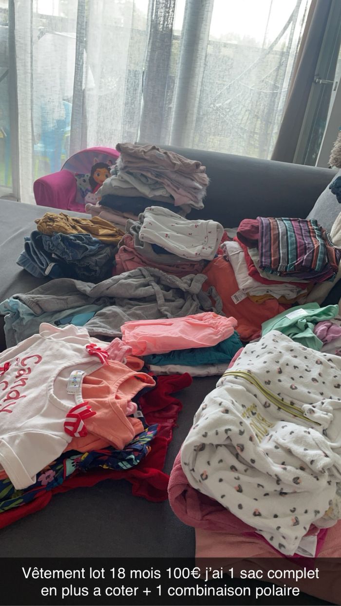 Lot de vêtement 18 mois