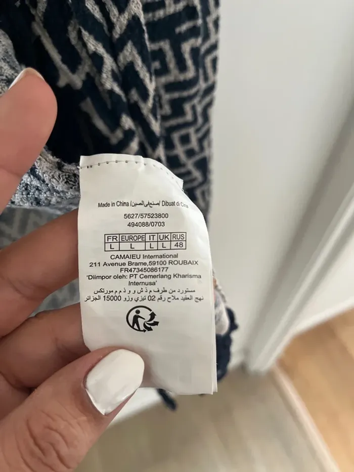 Veste bleue camaïeu - photo numéro 2