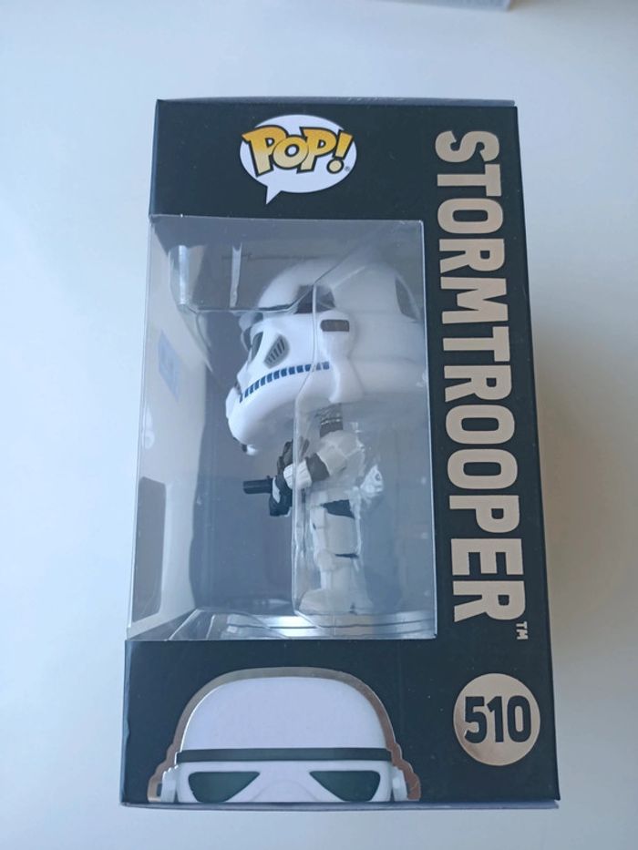 Figurine Funko pop star wars 2022 galactic convention exclusive n°510 stormtrooper - photo numéro 3