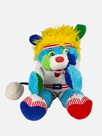 Peluche Popples Tennis Vintage 1987 - Mattel - Se transforme en Balle de Tennis !