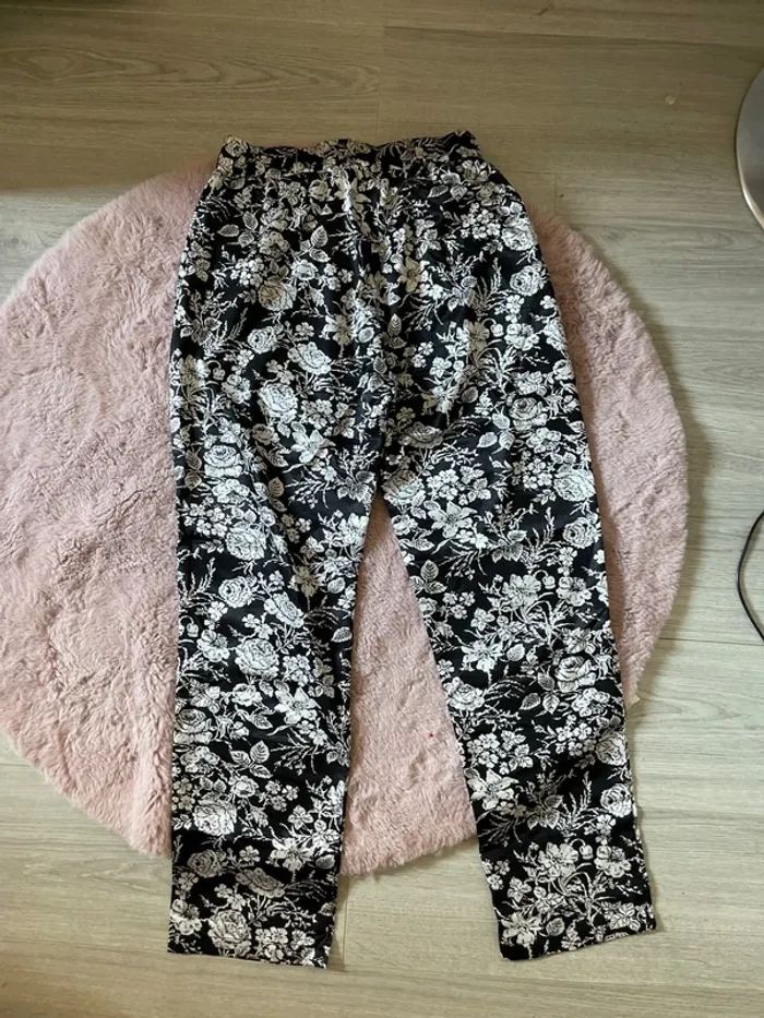 Pantalon fluide femme à motif - photo numéro 4