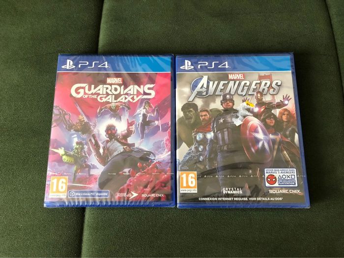 Pack Marvel : Les gardiens de la galaxie et Avengers sur PS4
