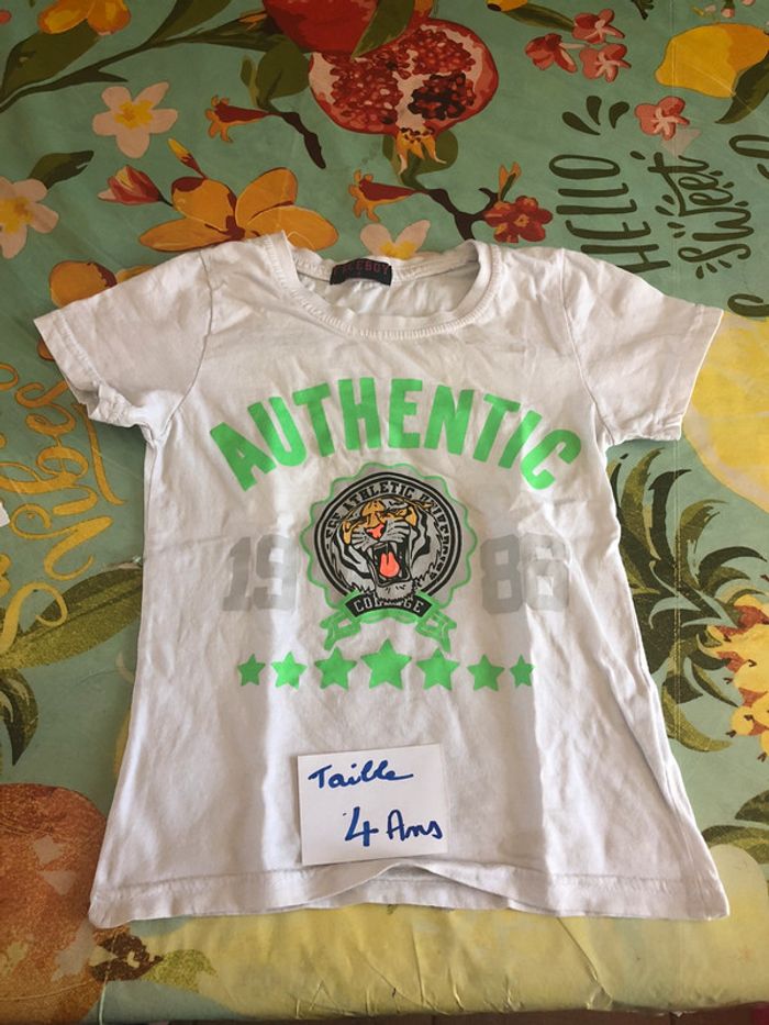 Lot de 7 t shirts manches courtes garçon 4 ans - photo numéro 9