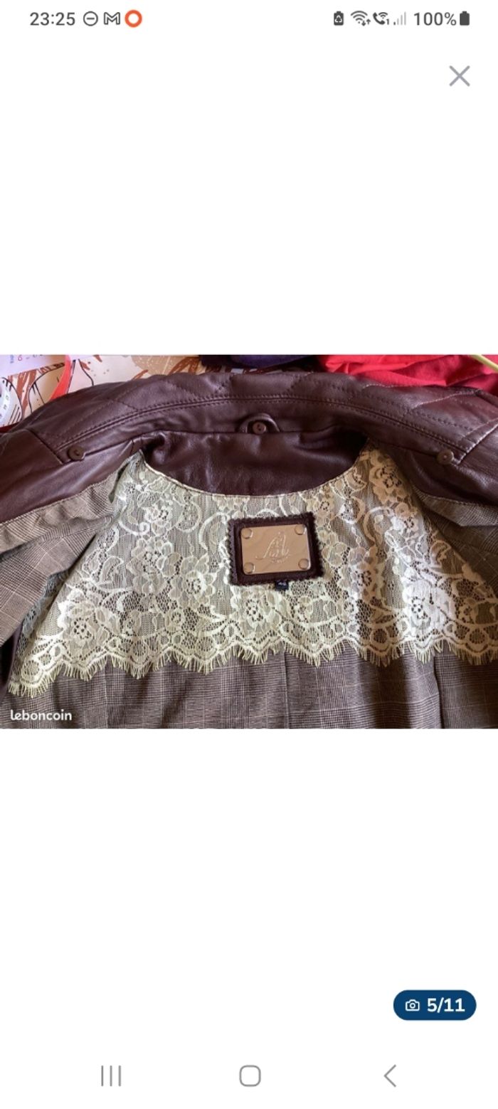 Veste véritable  cuir - photo numéro 4