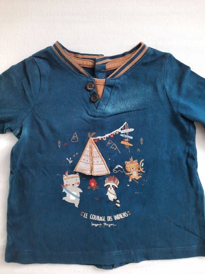 Lot 4 haut bébé 6 mois - photo numéro 4