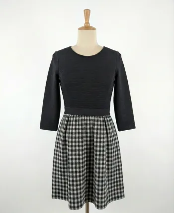 Robe iBlues (Max Mara) Taille 36 - Laine & Carreaux Chic