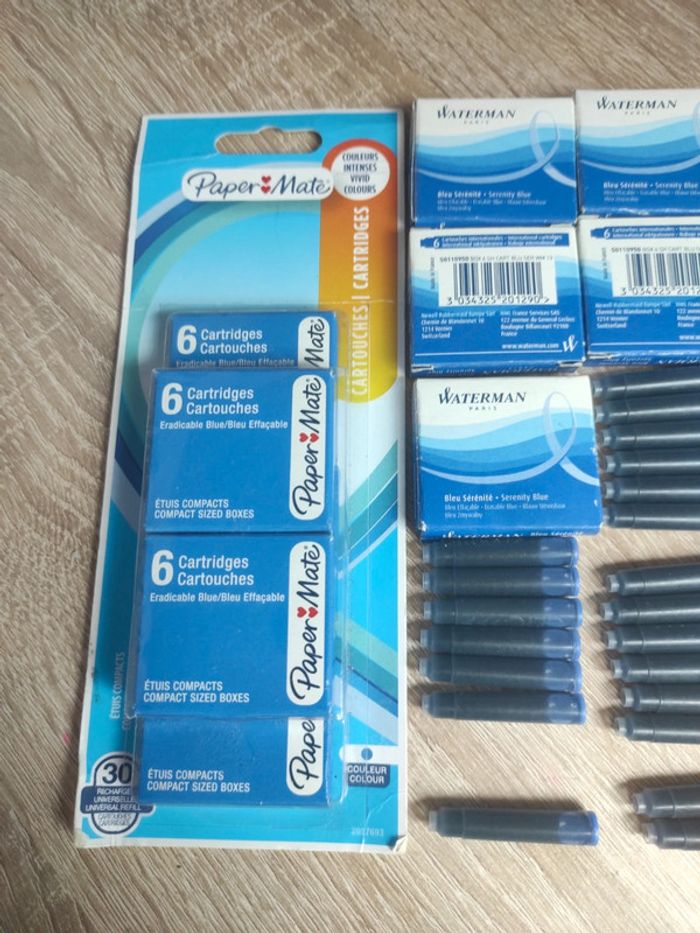 Lot de 117 cartouches d’encre + 2 stylos plumes offerts - photo numéro 2