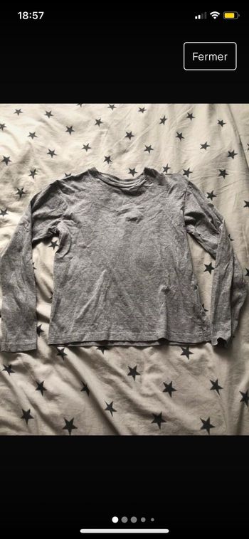 Haut manche longue enfant taille 10 ans confortable bonne qualité