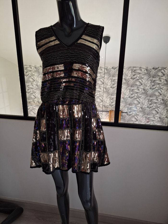 Robe de fête fin d'année /soirée à sequins