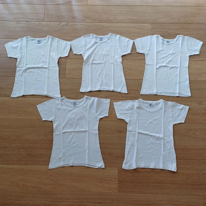 Lot de 5 maillots de corps à MC en 10 ans - photo numéro 2