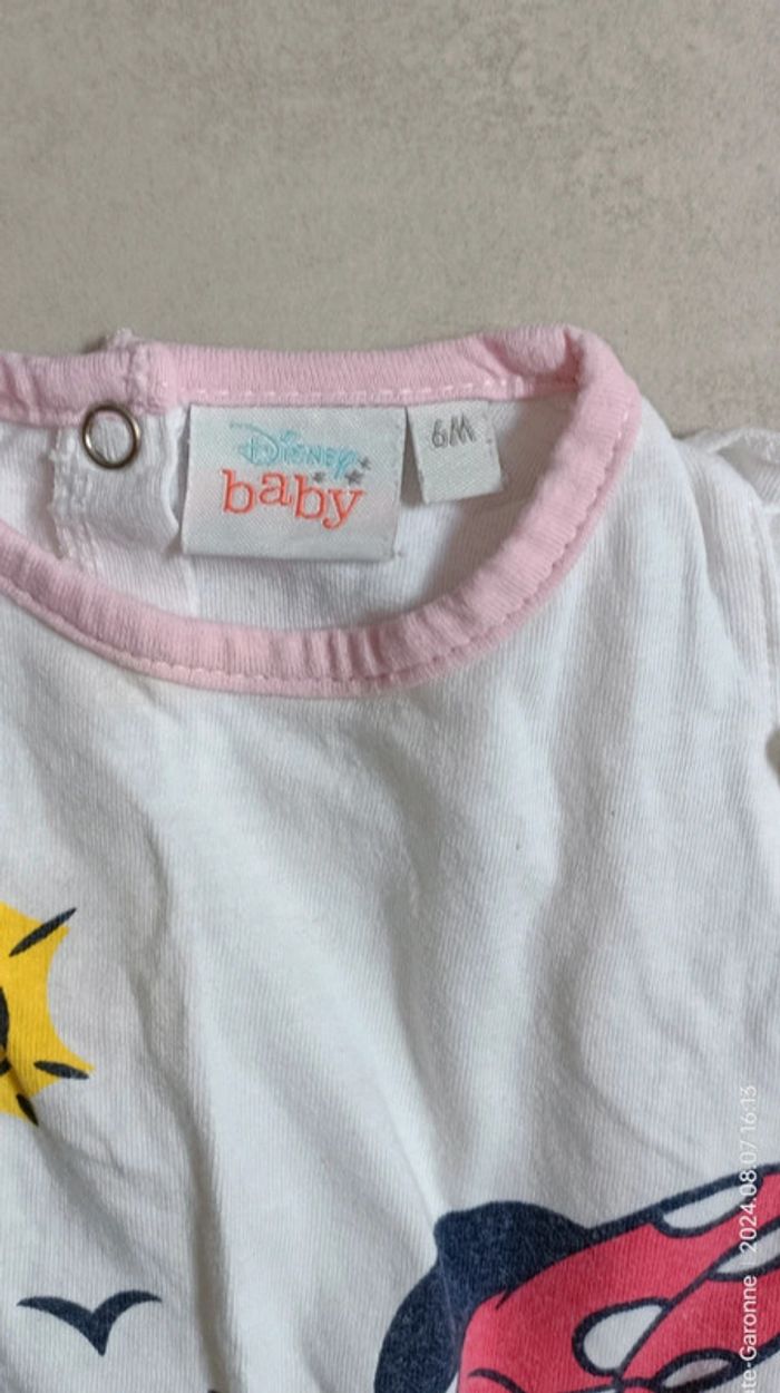 Barboteuse Minnie fille - 6 mois - photo numéro 3