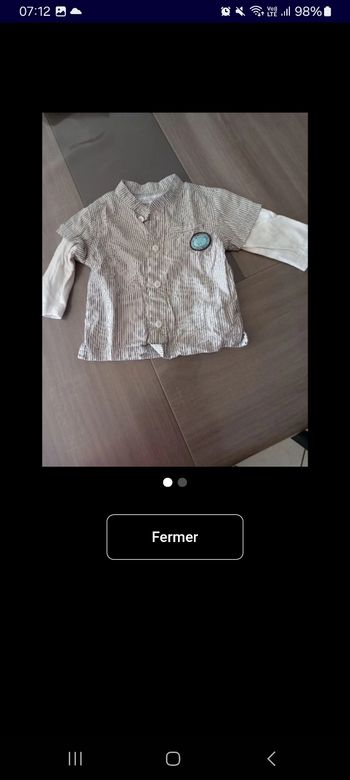 Chemise avec manche T.shirt