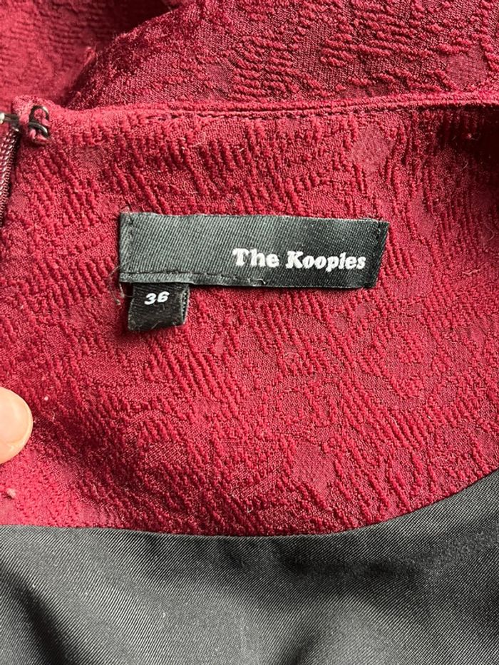 Robe cintrée bordeaux The Kooples S - photo numéro 6
