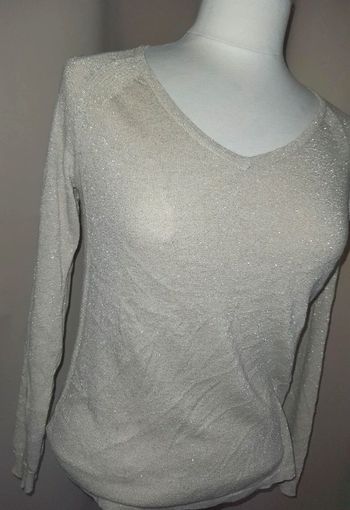 Pull Col V femme 38 - M