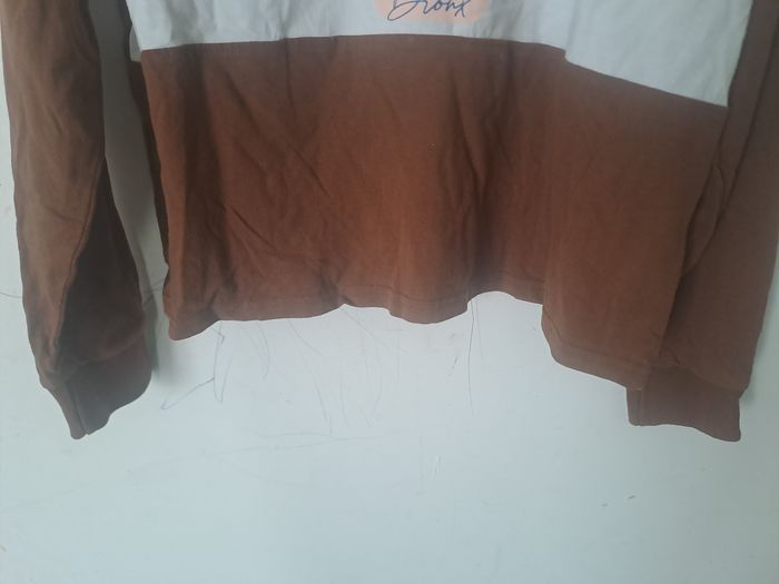 Pull style polo Brooklyn New York Marron Taille L - photo numéro 4