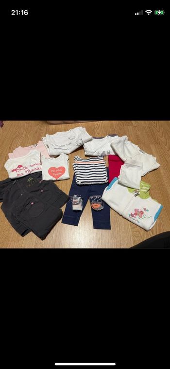 Lot 9 mois fille