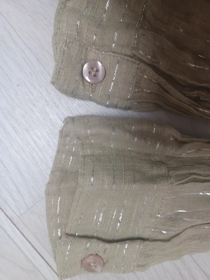 Chemise kaki légère marque coline - photo numéro 6