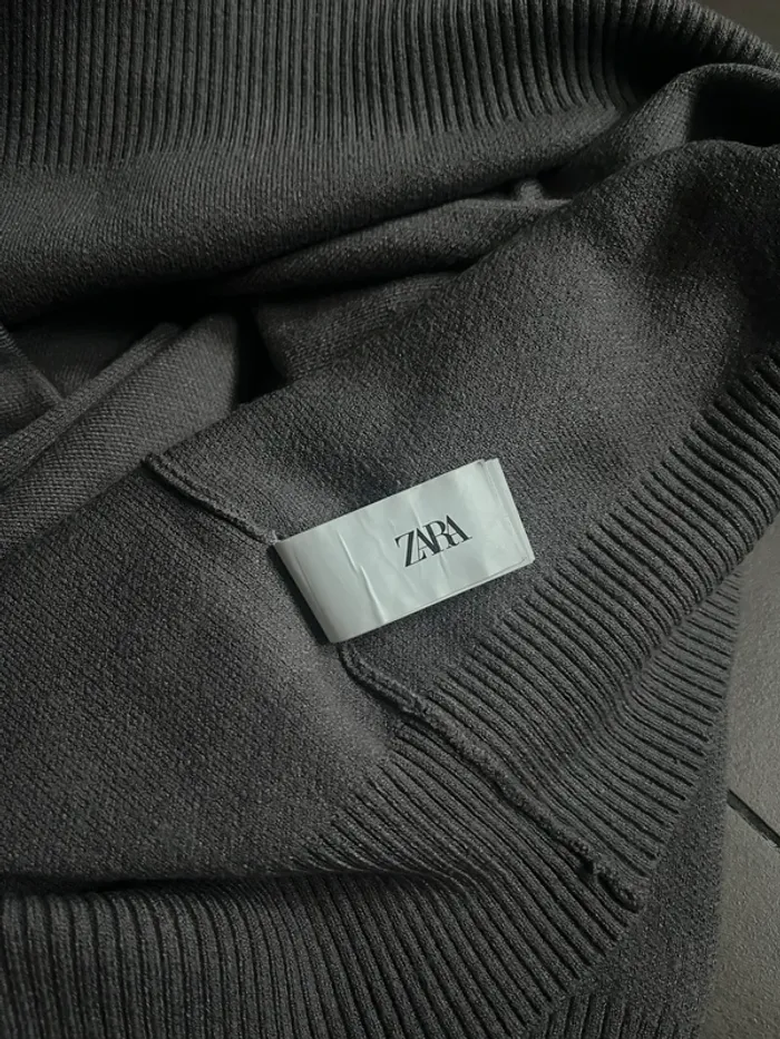 Pull col roulé Zara Couleur Taupe / Gris Taille S - photo numéro 6