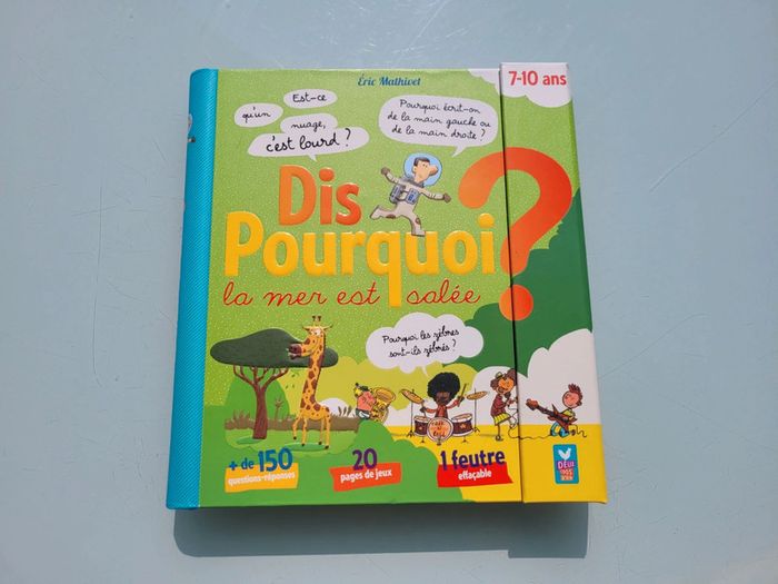 Livre avec feutre effaçable Dis Pourquoi la mer est salée ? (48) - photo numéro 2