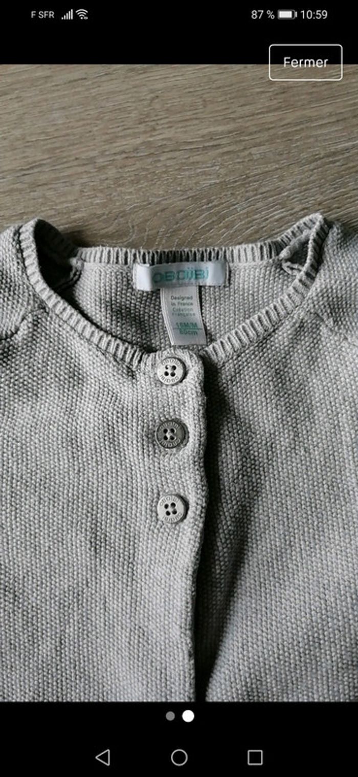 Gilet 18 mois - photo numéro 2