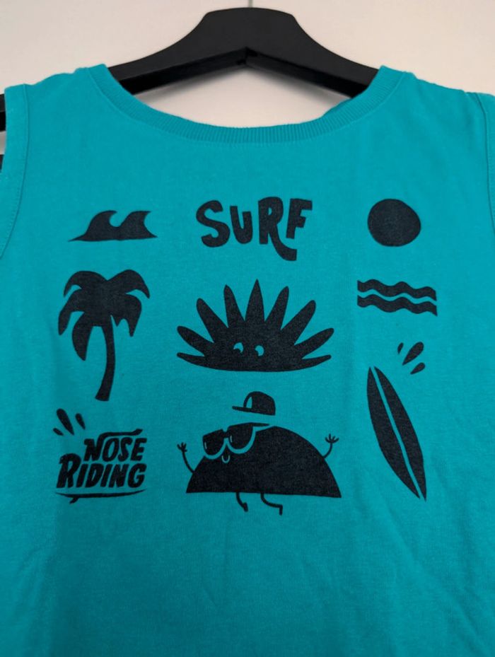 Débardeur surf bleu 8 ans kiabi - photo numéro 3