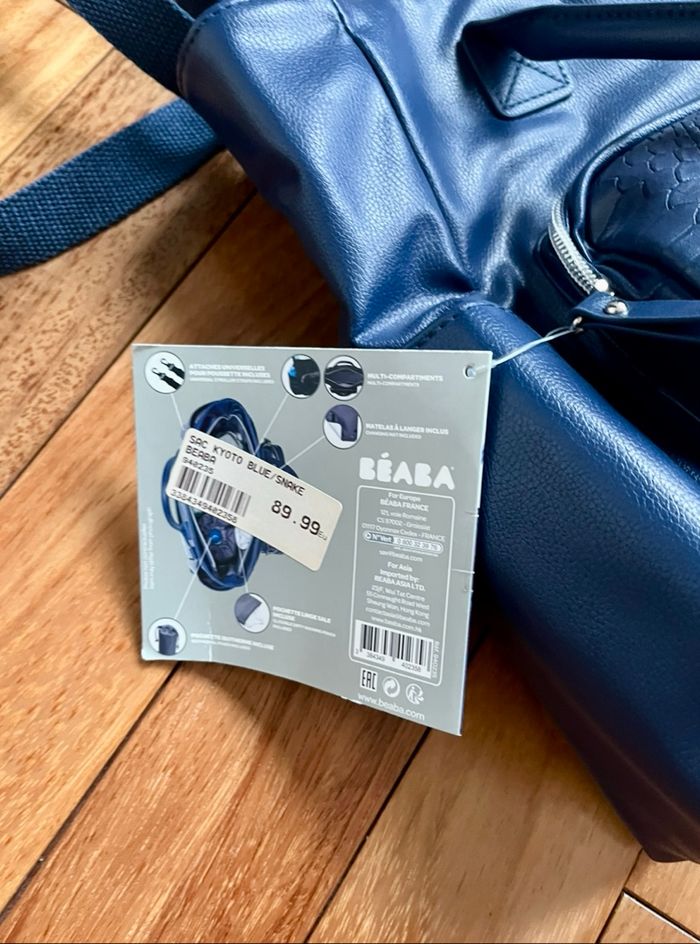 Sac a dos a langer kyoto Beaba bleu jamais utilisé - photo numéro 8