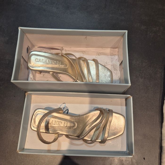 Chaussures femmes dorées - photo numéro 3