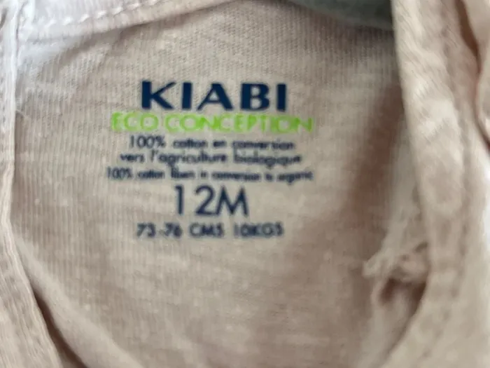 Combi short Kiabi 12 mois - photo numéro 3