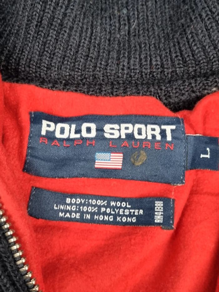 Gilet zippé Ralph Lauren noir – Taille L Homme (mesures en photos) - photo numéro 5