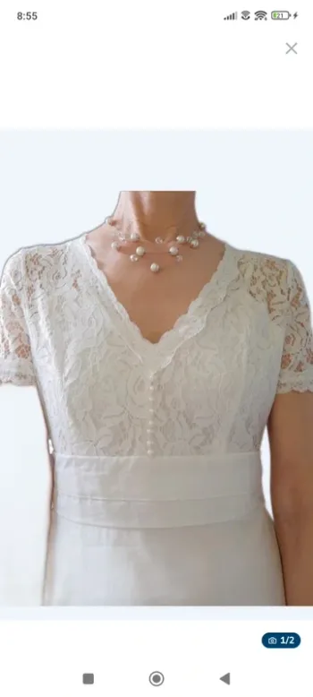 Robe de cérémonie taille s neuve