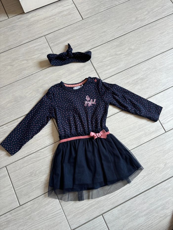 Robe fille manches longues