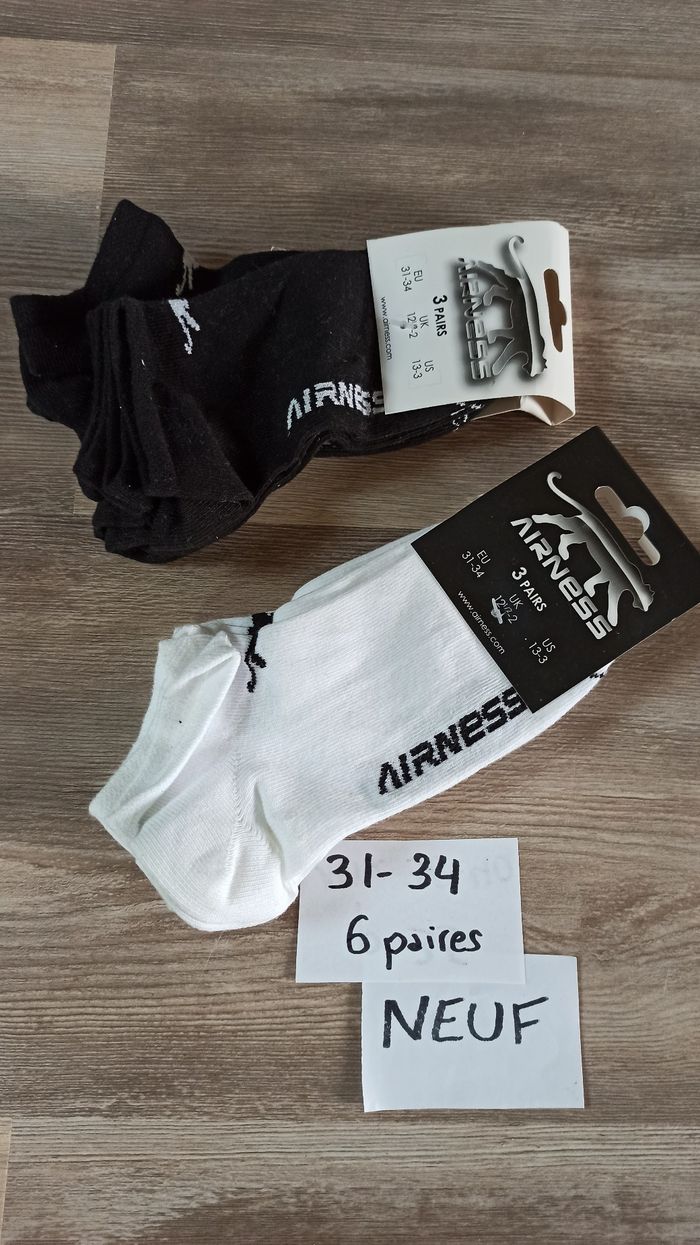Lot chaussettes sport Airness 31 - 34