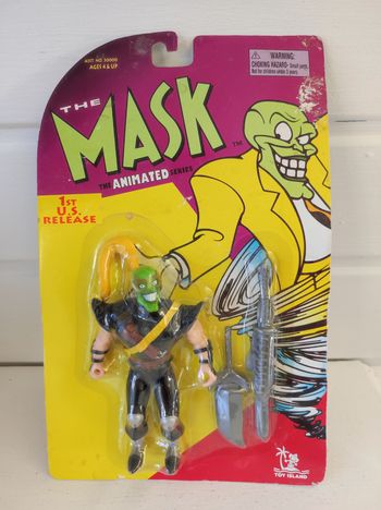 Figurine the mask the animated séries ninja toy island 1997 neuve sous blister