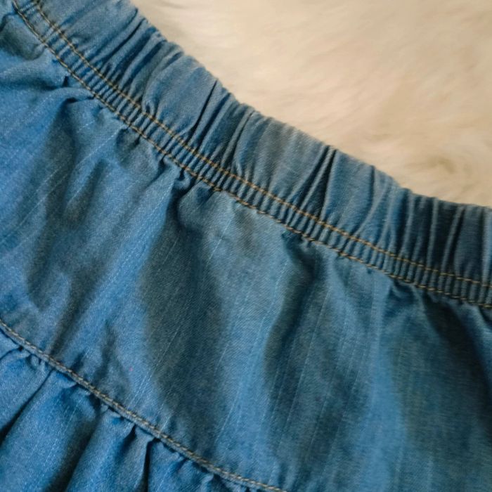 Ravissante jupe jeans froufroutante - photo numéro 2