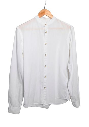 Chemise Blanche Col Officier – 100% coton Celio – Taille S