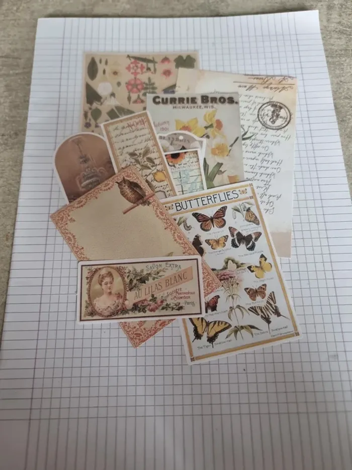 Divers papier scrap (lot B)