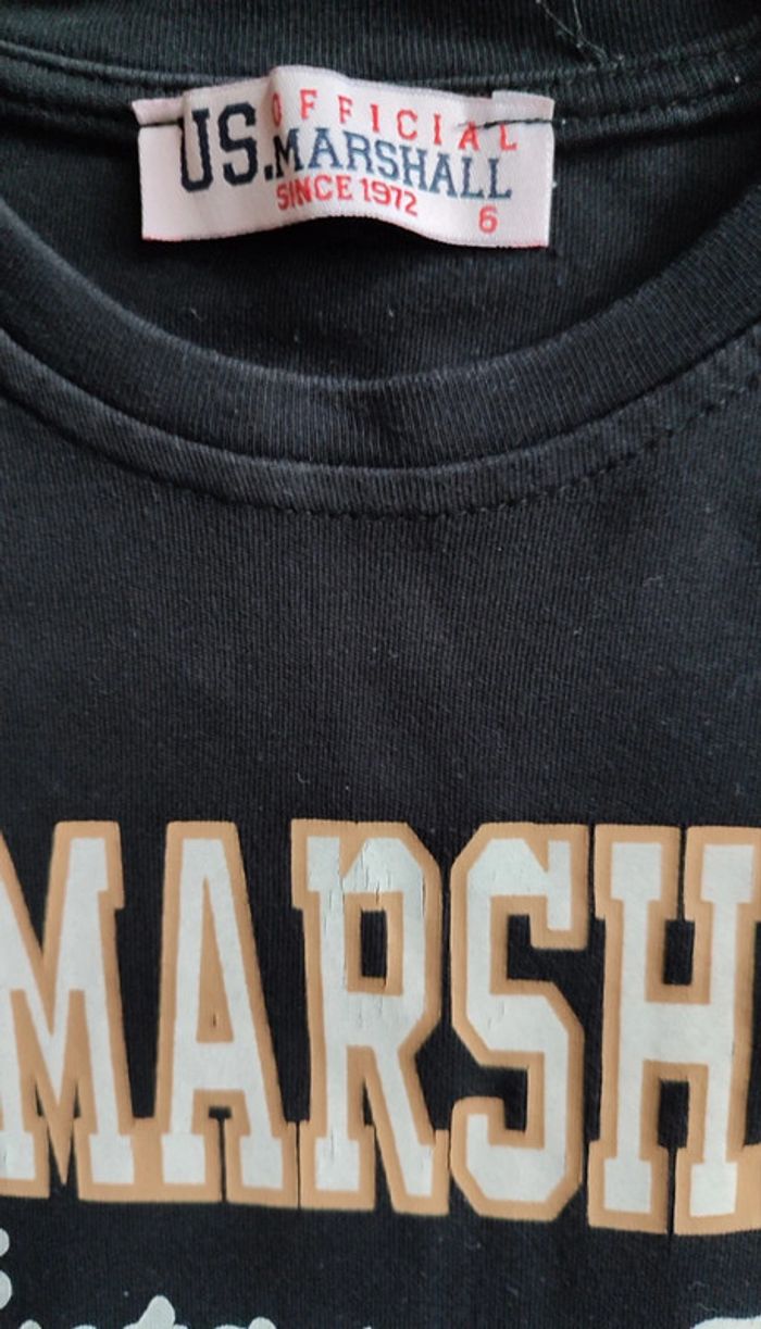 Tee-shirt noir manches longues - 6 ans - TBE - photo numéro 4