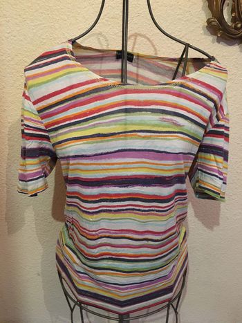 Tee-shirts shirt à rayures  Multicolores