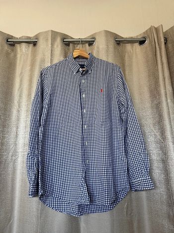 Chemise Ralph Lauren homme – à carreaux bleus – Taille M – Très bon état