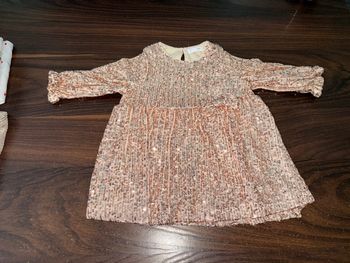 Robe manches longues à sequins