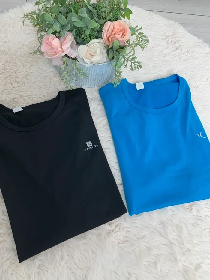 Lot de 2 t shirt de sport Domyos - photo numéro 2