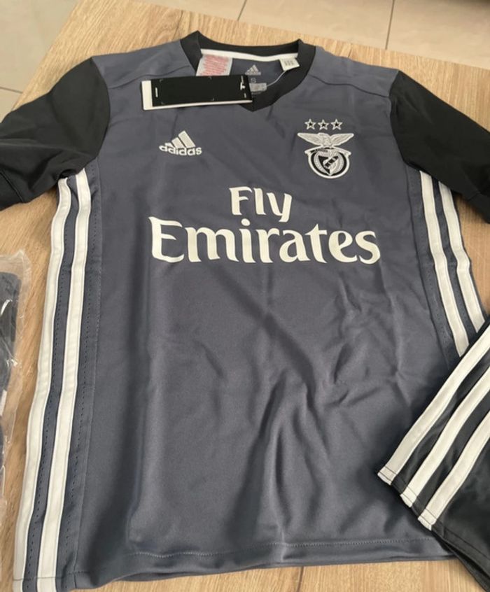 Kit junior maillot Benfica extérieur taille 9-10 ans neuf dans sa boîte - photo numéro 3