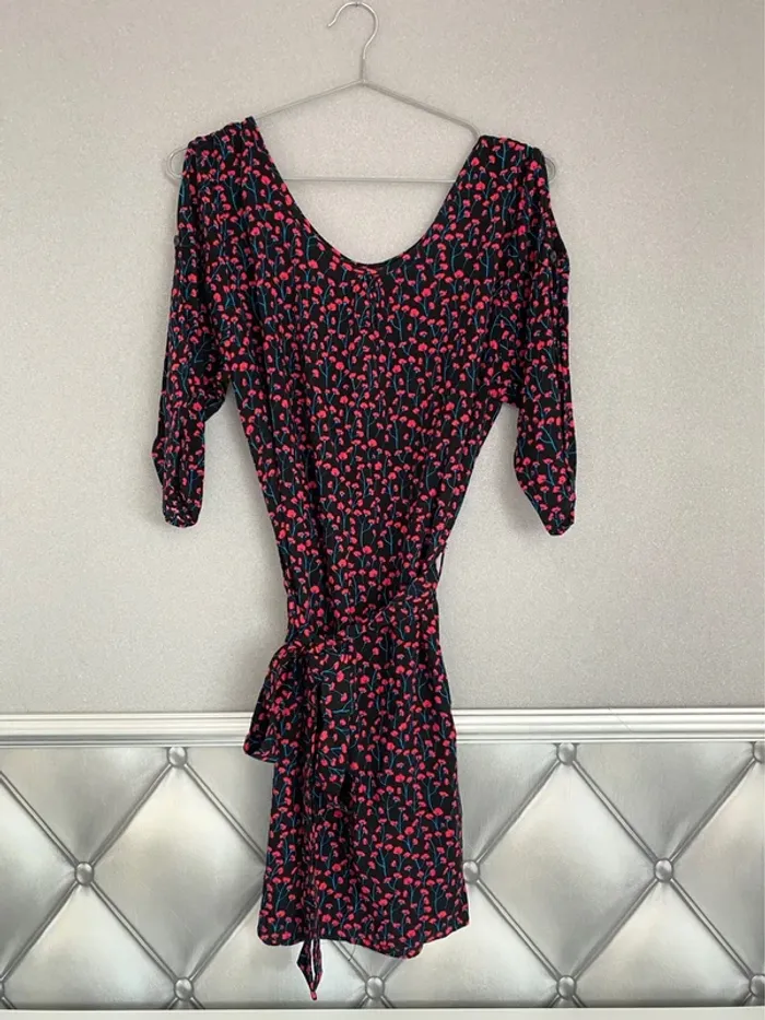 Robe vintage à fleurs S