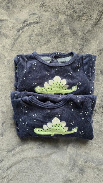 Lot de pyjama bébé en velours