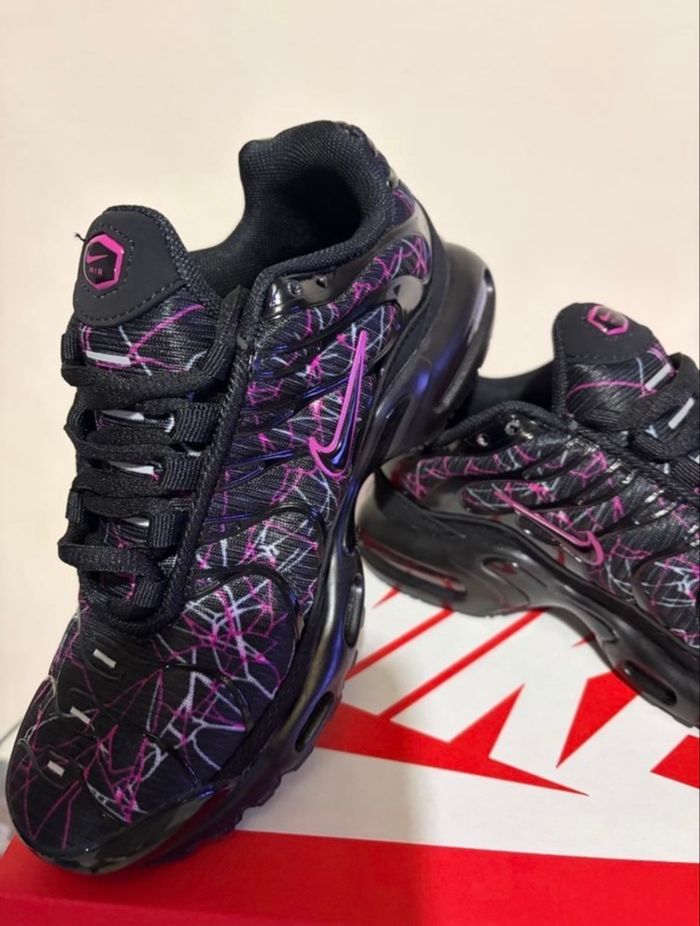 Nike tn enfant galactique noir violet 35 - photo numéro 7